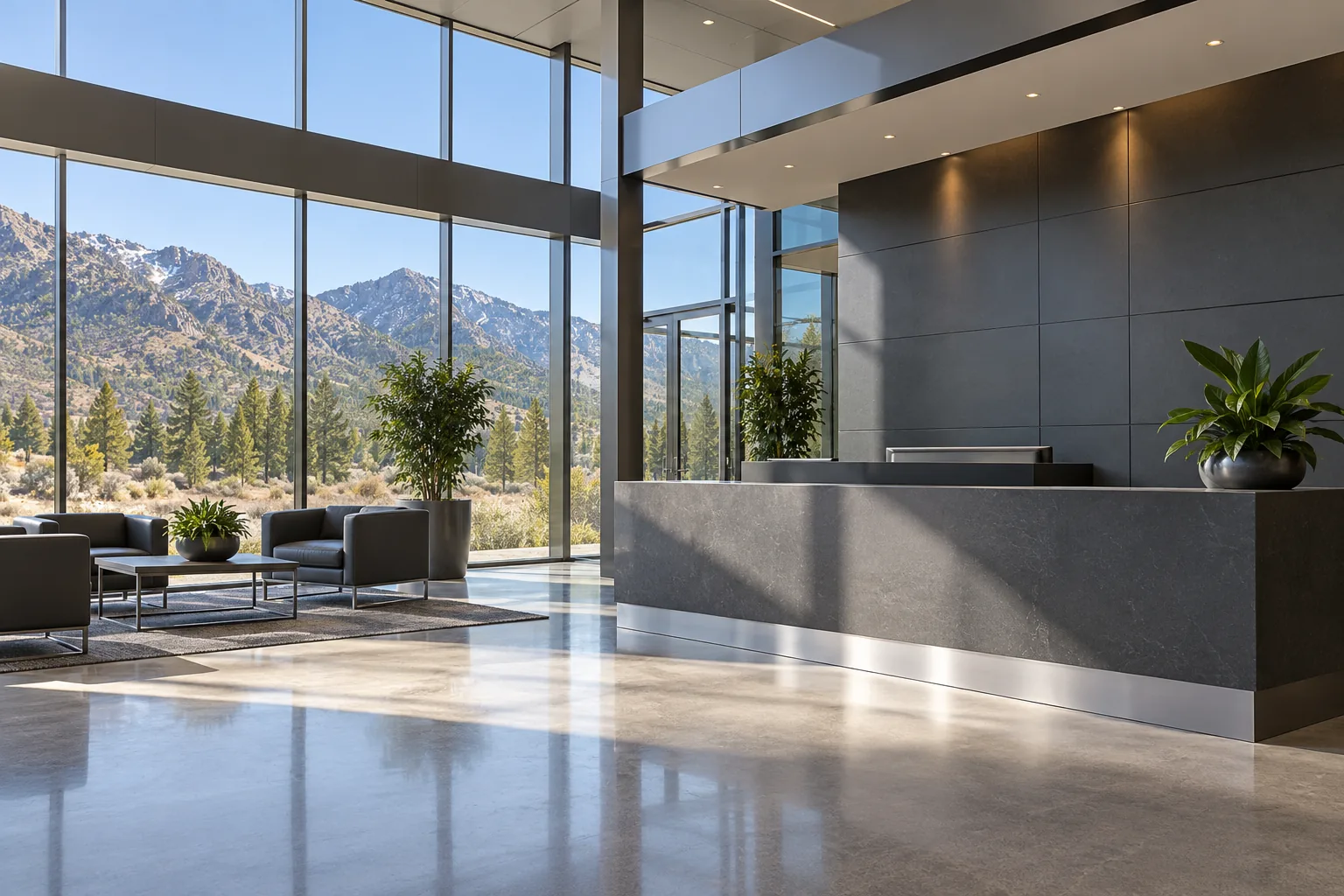 Reception area