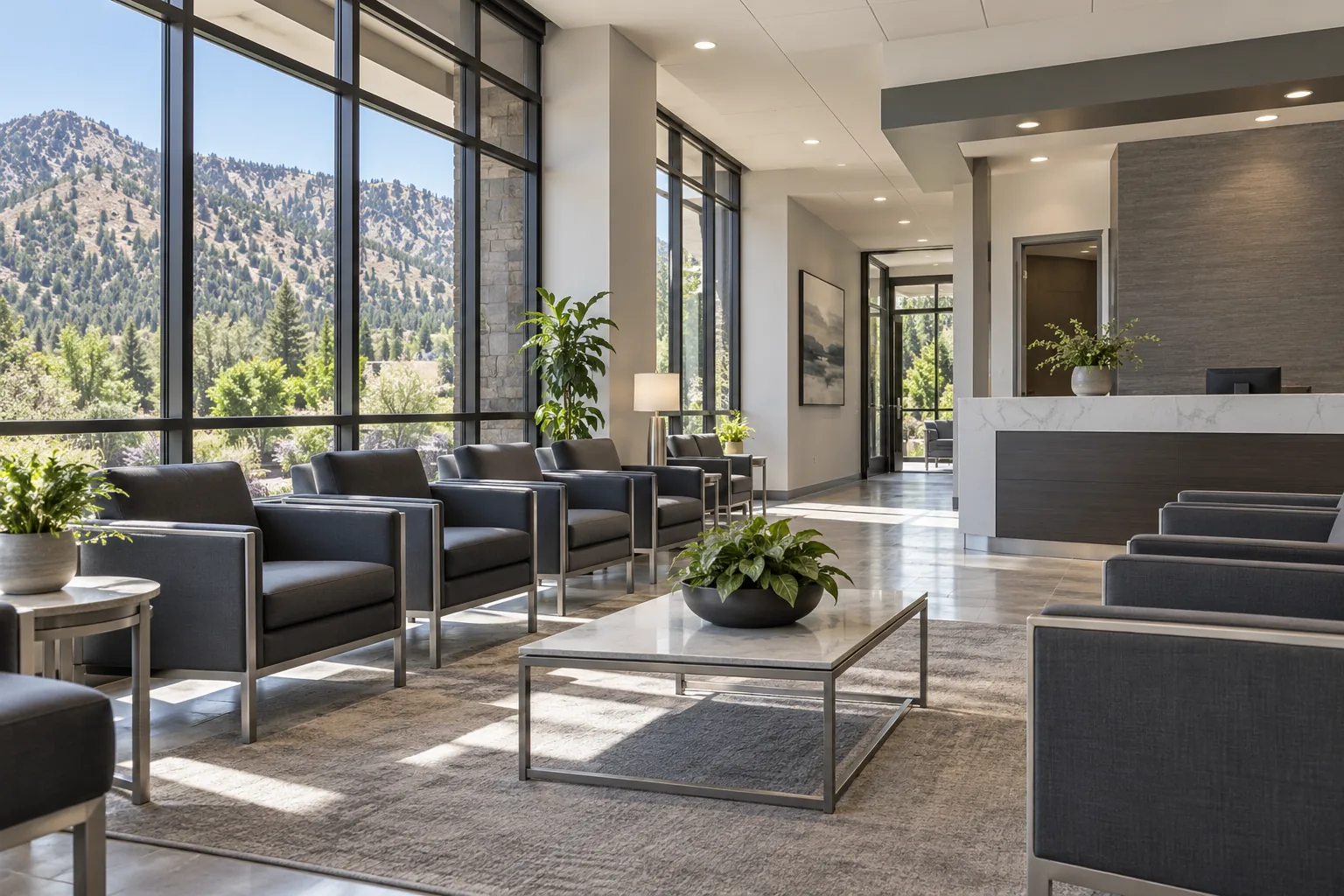 Medical office waiting room